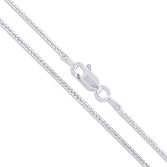 Sterling Silver Magic Round Snake Chain CHOOSE WIDTH/LENGTH Solid 925 Italy Necklace