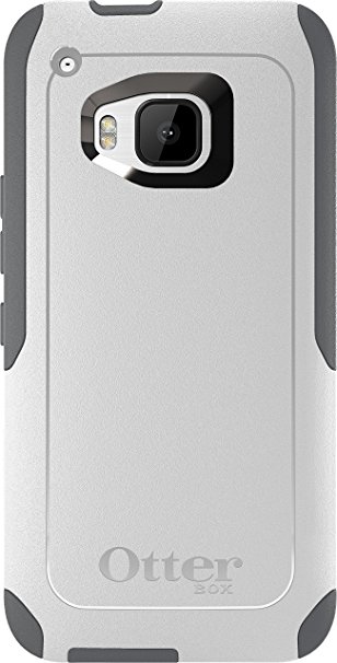 OtterBox Commuter Case for HTC One M9 - Retail Packaging - Glacier (White/Gunmetal Grey)