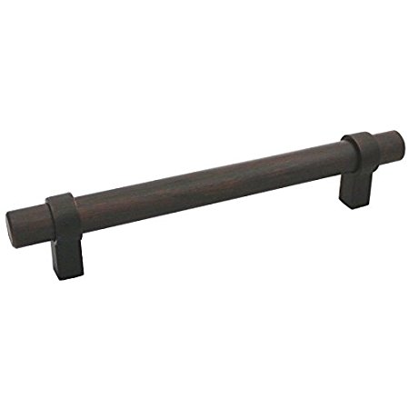 Cosmas 161-128ORB Oil Rubbed Bronze Cabinet Bar Handle Pull - 5" (128mm) Hole Centers