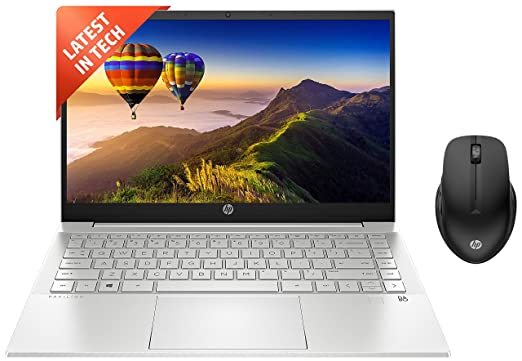 HP Pavilion Laptop (Intel i5 12th Gen/16GB RAM & 512GB SSD Storage/Win 11 Home   MS Office) 430 Multi-Device Bluetooth Wireless Mouse with 4 Programmable Buttons/ 800 DPI - 4000 DPI/