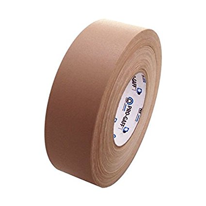 Pro Gaff Gaffers Tape 1 and 2 inch widths, 17 colors available, 2 inch, Tan/Beige