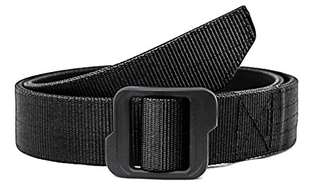 WOLF TACTICAL Heavy Duty EDC Belt - Double Layered Stiffened Reinforced Nylon Web Belt - Concealed Carry CCW Holsters Pouches Military Wilderness Hunting Survival