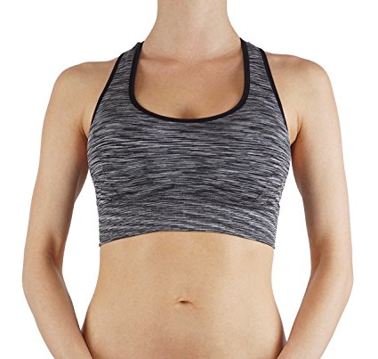 Women's Padded Sports Bra Yoga Top Workout High Impact Active Wear