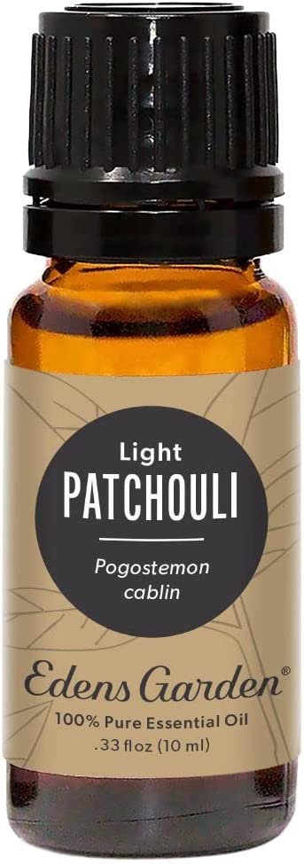 Edens Garden Patchoul- Light Essential Oil, 100% Pure Therapeutic Grade (Undiluted Natural/Homeopathic Aromatherapy Scented Essential Oil Singles) 10 ml