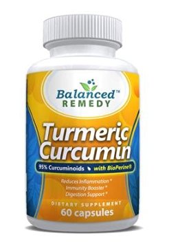 Turmeric Curcumin with BioPerine - (95% Potency) - Antioxidant, Anti-Inflammatory & Detoxifying Cleanse - Immune System Booster Promotes Digestive Health - Faster Absorption Rates - Weight Management