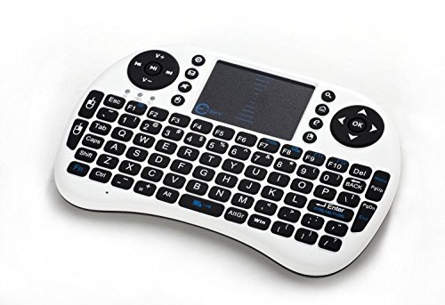 Esky Mini i8 2.4GHz Wireless Entertainment Keyboard with Touchpad for PC, Pad, Andriod TV Box, Google TV Box, Xbox360, PS3 & HTPC/IPTV white