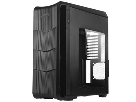 Silverstone Tek Extended ATX/ATX/SSI-CEB Full Tower Computer Case with Side Window Panel Cases, Black RV04B-W
