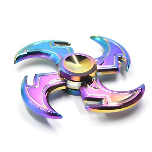 TOYK fidget toys,spinner fidget toys The Anti-Anxiety 360 Spinner Helps Focusing Toys [3D Figit] Premium Quality EDC Focus Toy for Kids & Adults - Stress Reducer Relieves ADHD Anxiety (Colorful-17)