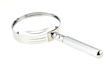 SE MM2025 3X Chrome-Plated Handheld Magnifier