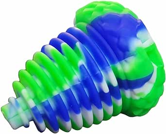 1 Piece Silicone Mouthpiece Universal FIlter with Carbon Filter Insert- Pick your Favorite COLORS (Green, Blue, White)