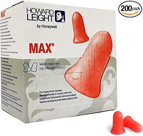 Honeywell Max Preshaped Foam Ear Plugs