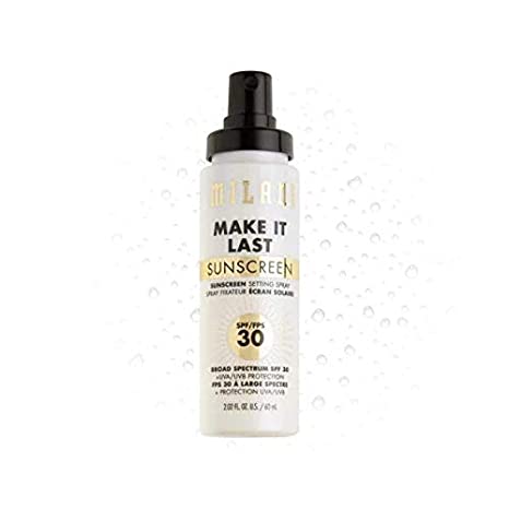 Milani Make It Last Sunscreen Setting Spray SPF30 - Facial Mist Setting Spray with SPF, Long Lasting Makeup Spray
