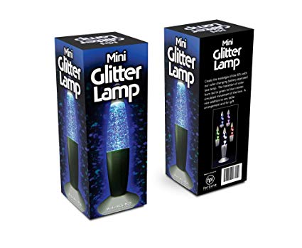 Fortune Products MGL-RGB Mini Glitter Lamp, 7 1/2" Height, 2 3/4" Diameter, Multi-Color
