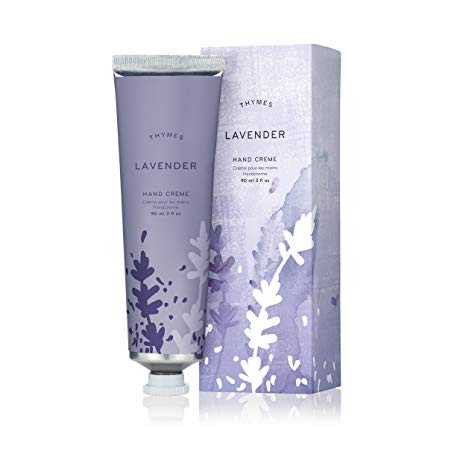 Thymes - Lavender Hand Crème - Deeply Moisturizing Cream with Gentle Relaxing Scent - 3 oz