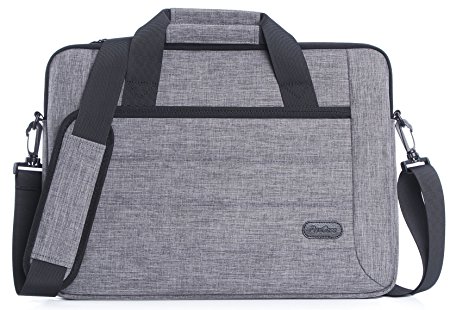 ProCase 13 - 13.5 Inch Laptop Messenger Shoulder Bag for 13" MacBook Pro Air Surface Book Acer Asus Dell HP Lenovo Sony Toshiba Ultrabook Chromebook Notebook with Shoulder Strap and Handle -Grey