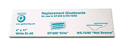 Gardner Wall Sconce WS85 Fly Insect Replacement Glue Boards EL-60 - 1 Pack of 10