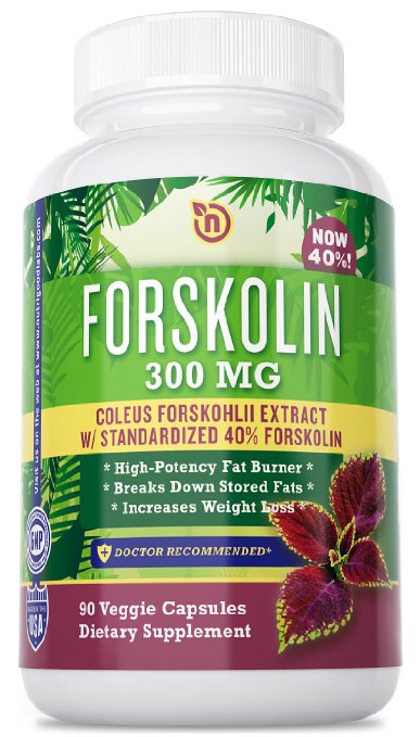 100 Pure Forskolin Extract with Coleus Forskohlii Maximum Potency Best Top Rated Weight Loss Pills that Work as a Powerful Appetite Suppressant and Fat Burner 90 Veggie Capsules Money Back Guarantee
