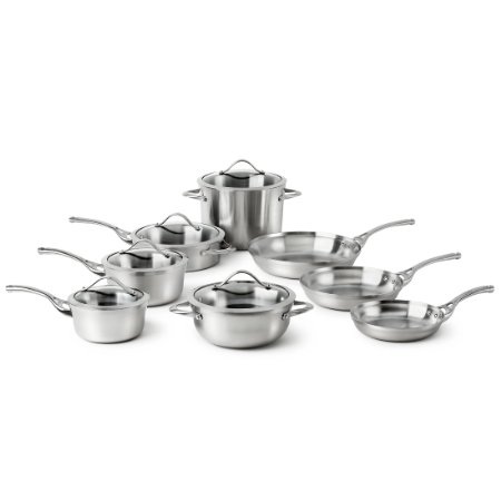 Calphalon Contemporary Stainless 13-Piece Cookware Set