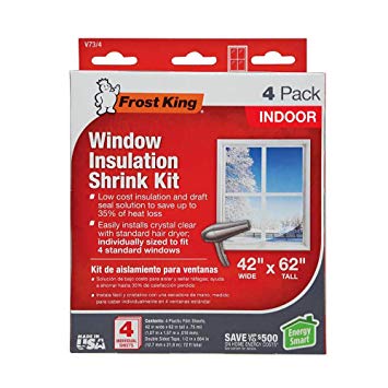 Frost King E/O Indoor Window Insulation Kit (4 per Pack)