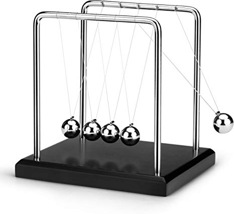 ScienceGeek Classic Newton's Cradle Balance Balls