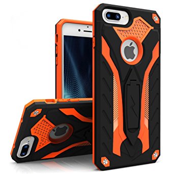 iPhone 7 Plus Case, Zizo [Static Series] Shockproof[Military Grade Drop Tested] w/ Built-in Kickstand [iPhone 7 Plus Heavy Duty Case] Impact Resistant