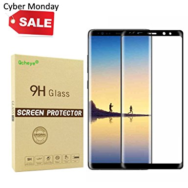 Galaxy Note 8 Screen Protector,Tempered Glass 3D Full Coverage 9H Hardness,Anti-Scratch Film for Samsung Galaxy Note8 2017,Black