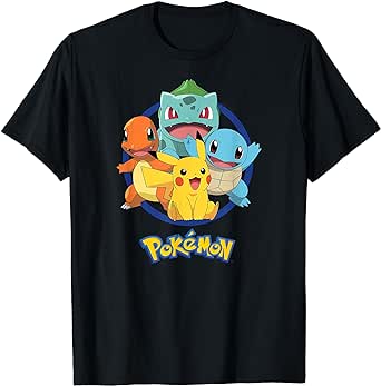 Pokémon - Pokemon Round Group T-Shirt