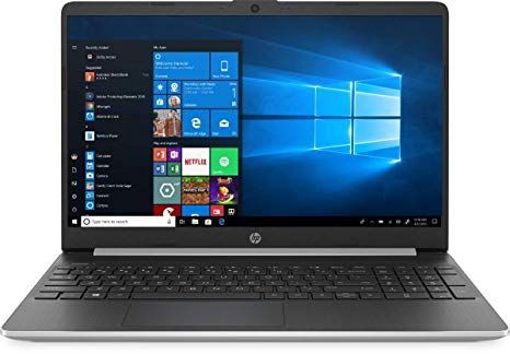2020 HP 15.6" Touchscreen Laptop Computer, 10th Gen Intel Quard-Core i5 1035G1(Beats i7-7500U), 8GB DDR4 RAM, 512GB PCIe SSD, AC WiFi, Silver, Windows 10 Home   EST External DVD  Accessories