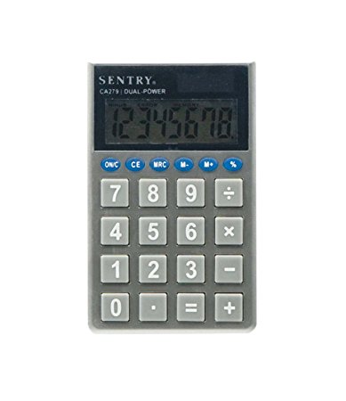 SENTRY CA279 Jumbo-Key Pocket Standard Function Calculator
