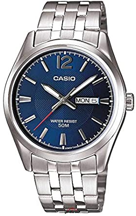 Casio Men's Core MTP1335D-2AV Blue Stainless-Steel Quartz Watch