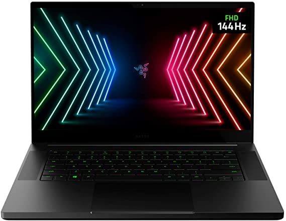 Razer Blade 15 Base Gaming Laptop 2021: Intel Core i7-10750H 6 Core, NVIDIA GeForce RTX 3070, 15.6" FHD 1080p 144Hz, 16GB, 512GB SSD - CNC Aluminum - Chroma RGB Lighting - Thunderbolt 3