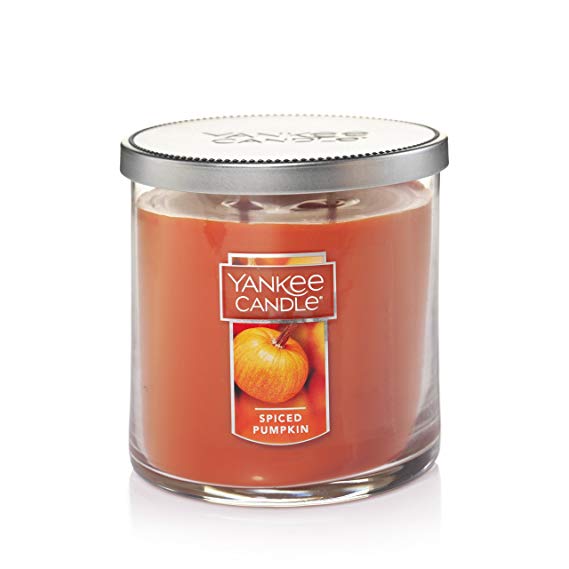 Yankee Candle Medium 2-Wick Tumbler Candle, Spiced Pumpkin