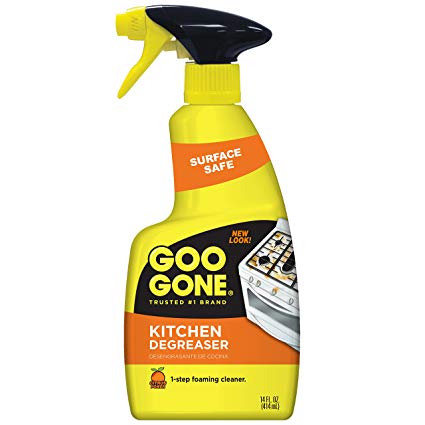 Goo Gone Kitchen Degreaser - Removes Kitchen Grease, Grime and Baked-on Food - 14 Fl. Oz.
