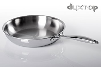 Duxtop Whole-Clad Tri-Ply Stainless Steel Induction Ready Premium Cookware Fry Pans 10-Inch