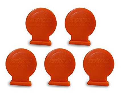 Newbold 2" Round Targets for Shooting - 5 PACK - Self Healing Reactive Targets, Perfect for .22 - .45 Target Practice and Plinking. Safer than Steel, No Splatter!