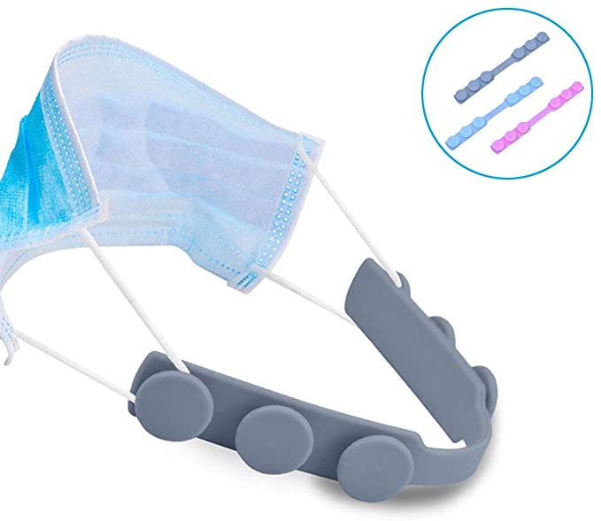 5 Pcs Mask Strap Extender, Anti-Tightening Mask Holder Hook Ear Strap Accessories Ear Grips Extension Mask Buckle Ear Pain Relieved Color Random