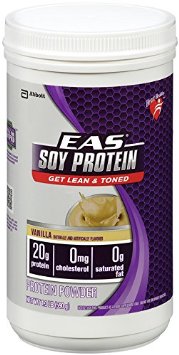 EAS Soy Protein Powder, Vanilla, 1.3lb