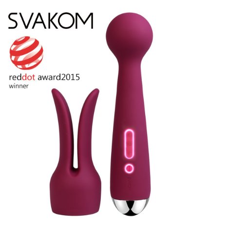 SVAKOM Emma Sex Toys 100% Waterproof Powerful Ultra-long Battery Rabbit Vibrators with Heating Mode ,Clitoral Stimulators Dildos Wand Massagers Adult Products for Women(Violet)