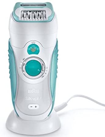 Braun Silk-épil 7 7891 Wet and Dry Cordless Dual Epilator with Gillette Venus Technology and four Attachments