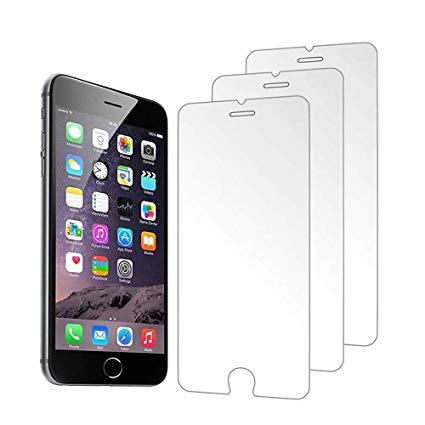 [3-Pack] - Mr Shield for iPhone 7 Plus/iPhone 8 Plus [Tempered Glass] Screen Protector [0.3mm Ultra Thin 9H Hardness 2.5D Round Edge] with Lifetime Replacement Warranty