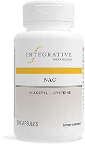 Integrative Therapeutics NAC/N -Acetyl -Cysteine Vital Cellular Antioxidant Supplement (60 Capsules)