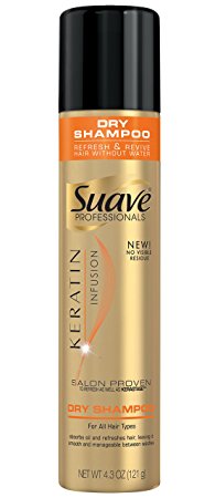 Suave Professionals Dry Shampoo, Keratin Infusion 4.3 ounce