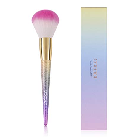 Docolor 1Pcs Make Up Brushes Fantasy Rainbow Large Powder Brush Kabuki Cosmetic Tools