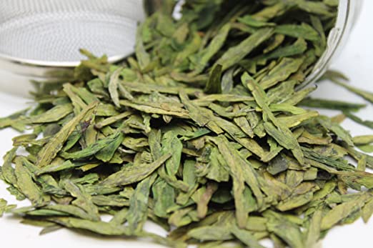 Tealyra - Premium Dragon Well - Long Jing - Green Tea - Loose Leaf Tea - First Grade - Organically Grown - 4-Ounce