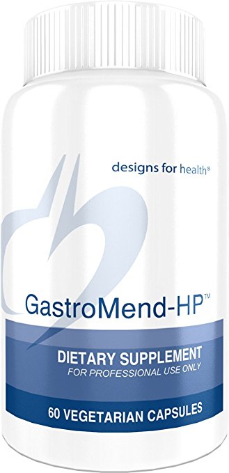 Designs for Health - GastroMend HP - Supports Gastric Microbial Balance, 60 Vegetarian Capsules