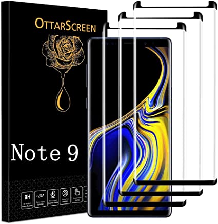 Galaxy Note 9 Screen Protector【3 Pack 】Tempered Glass Screen Protector, Easy Installation 3D Glass 9H Hardness Tempered Glass Screen Protector for Samsung Galaxy Note 9