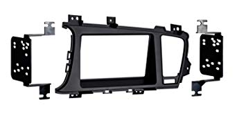 Metra 95-7345B Double DIN Dash Fitment Kit for Kia Optima 2011-UP (Black)