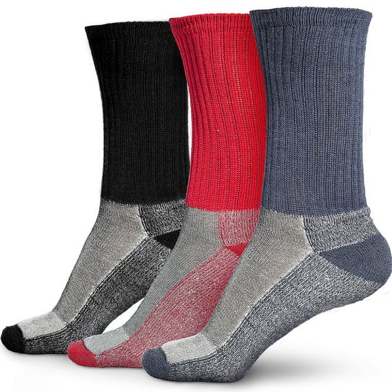 American Wool Co Mens Merino Wool Socks 3 Pairs