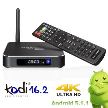 Raynic X Quad-Core Android 511 HDMI 4K TV BOX Full Loaded KODI 162 Watch Any TV Programs TV Streaming Media Player OTT TV 2016 Upgrade