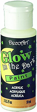 DecoArt DS50-3 Glow-in-the-Dark Paint, 2-Ounce